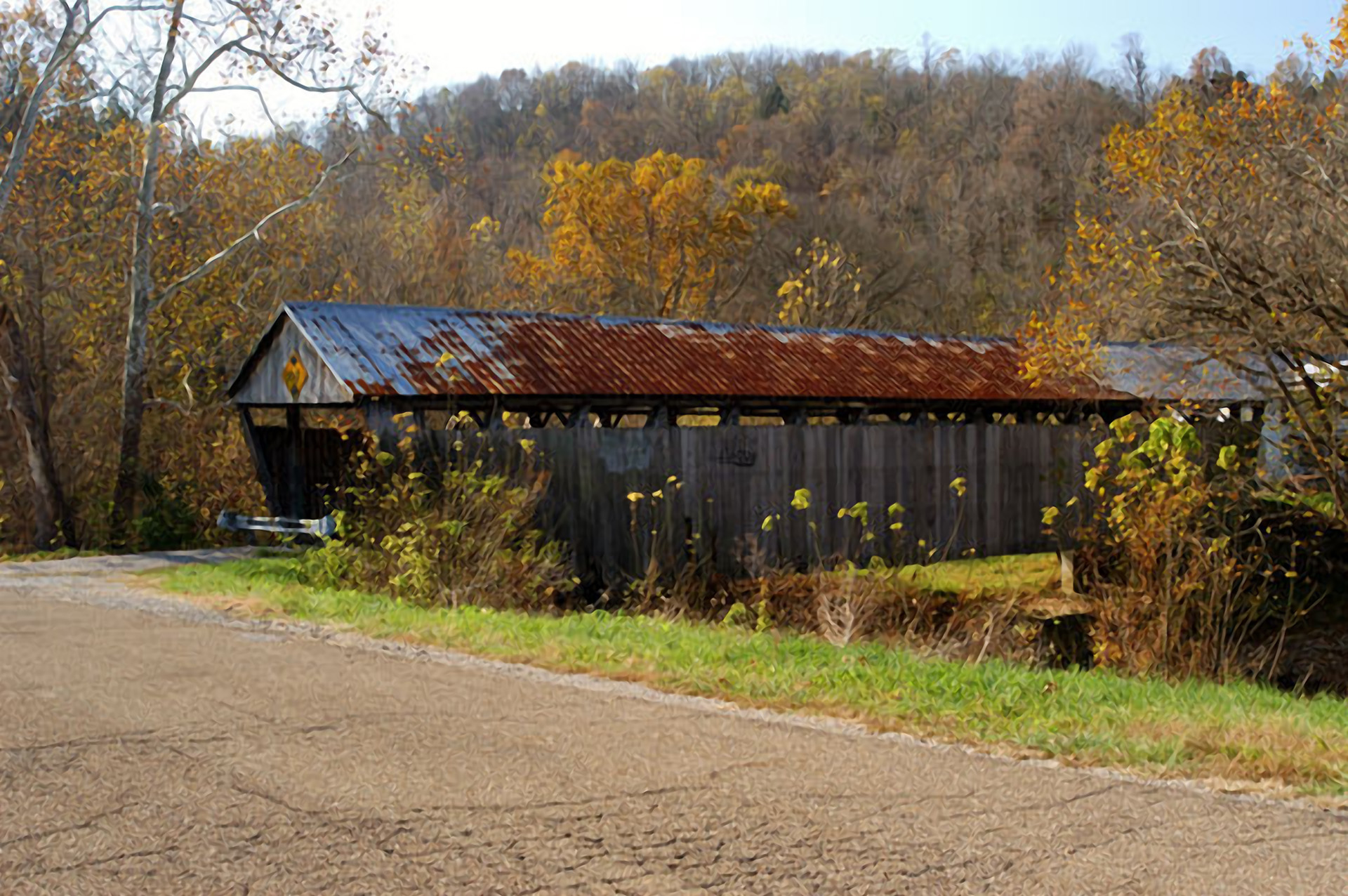 Cabin Creek Covered Bridge